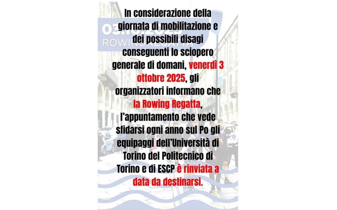Rowing Regatta 3 ottobre 2025