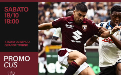 Torino vs Napoli: promo per i possessori di CUS Card!