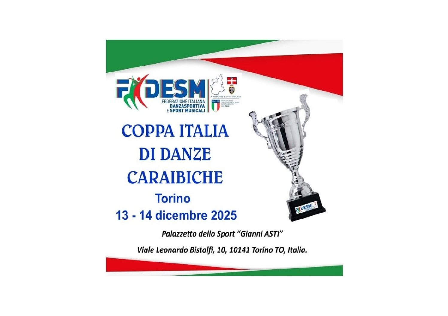 Coppa Italia Danze Caraibiche 13-14 dicembre 2025