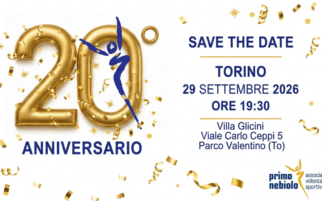 FESTA 20° ANNI ASSOCIAZIONE PRIMO NEBIOLO – 29 settembre